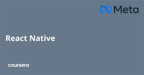 coursera react native|React Basics .